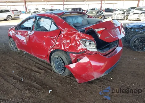 2016 Toyota Corolla Le from USA, damaged, VIN 2T1BURHE0GC655955